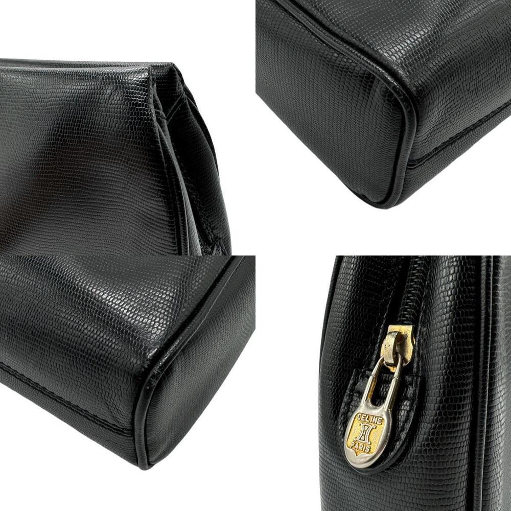 Celine Leather Shoulder Bag Black - Picture 4 of 4